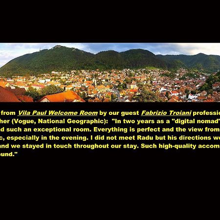 Vila Paul Best Paronamic View Over Medieval Historical Centre Brasov Luaran gambar